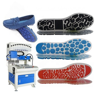 High output automatic pvc rubber shoe slipper upper making machine shoe soles injection moulding machine