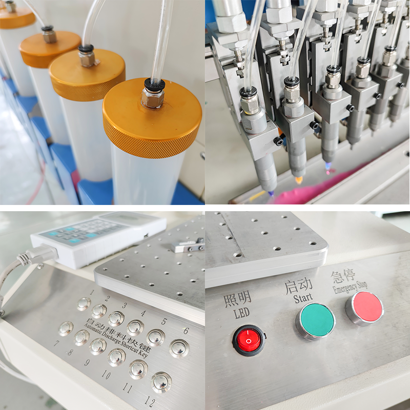 High precision silicone dispensing machine liquid soft PVC USB cover producing and other rubber product making machine