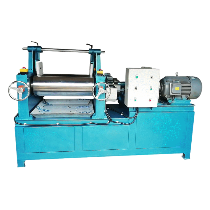 Low price Open Rubber Mixing Mill  Reclaimed Rubber Grinding Machine Two Roll Rubber Grinder factory