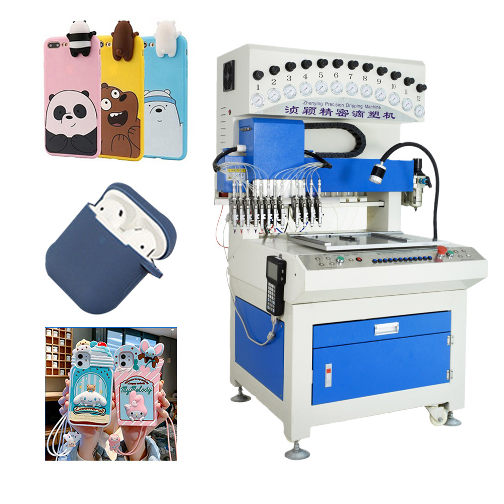 High precision silicone dispensing machine liquid soft PVC USB cover producing and other rubber product making machine