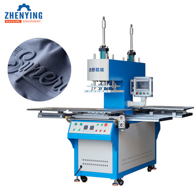 3D silicone printing Double head embossing machine Garment embossing textile leather Embossing Machine