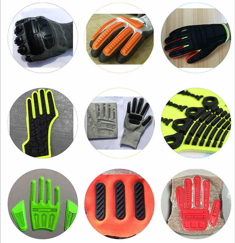 automatic Gloves Dotted Dotting Printing Socks work silicone rubber Pvc Glove making Machine