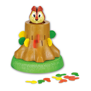 Children's novel and fun bouncing squirrel toy children's board game