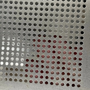 Zhenyu factory perforated steel grille with circular hole 10mm plates suspending ceiling anti-slip floor stairs display shelf