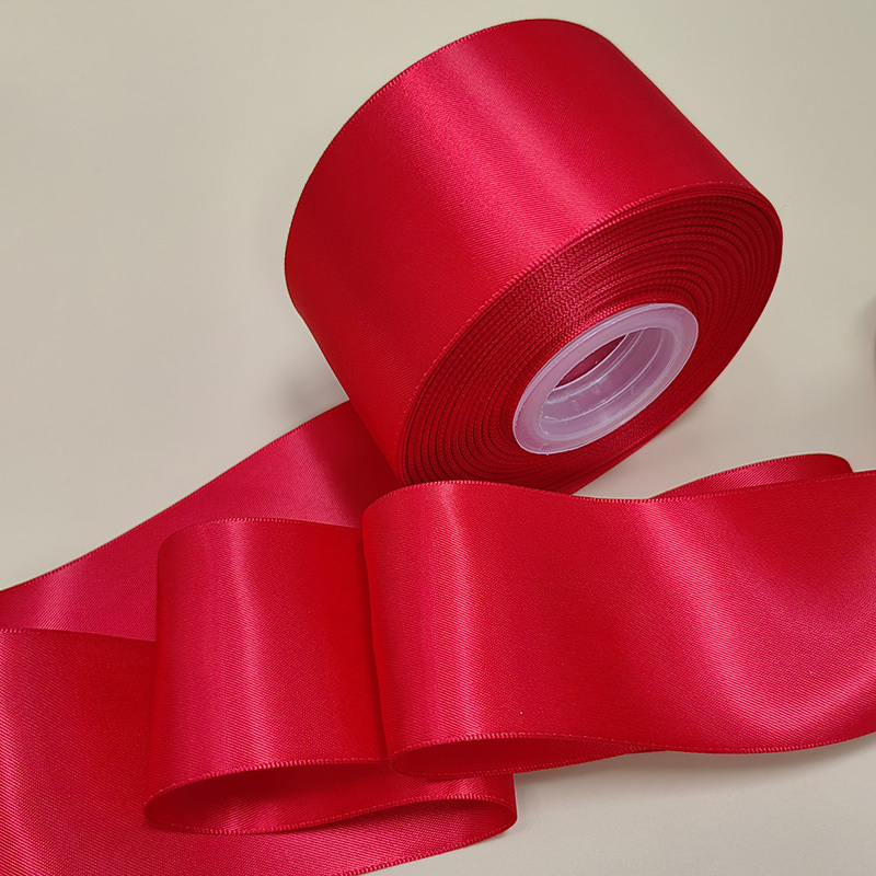 Free Sample Factory Polyester 1.5 inch Custom Gift Ribbons 2 Inch Ribbon Roll 4cm 1 1/2 Satin Ribbon For Gift Wrap