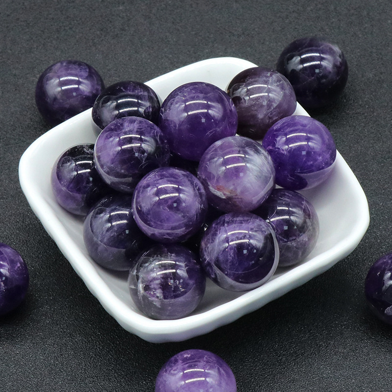 20MM Natural Stone Beads Round Genuine Real Stone Beading Loose Gemstone Diy Smooth No Hole Beads For Jewelry Making