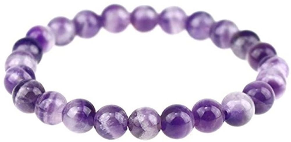 Wholesale 10MM Natural Crystal Amethyst Tiger Eye Healing Beads Bracelet Elastic Bracelet For Men Women Accessories