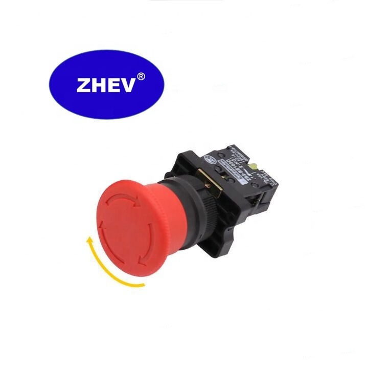 22MM Emergency Stop Push Switch With Normally Close Button