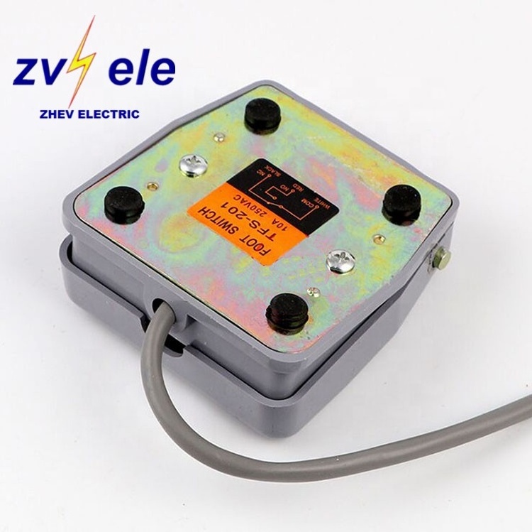 Momentary ZHEV Electric Feet Reset Foot Pedal Switch With Micro Metal 10A