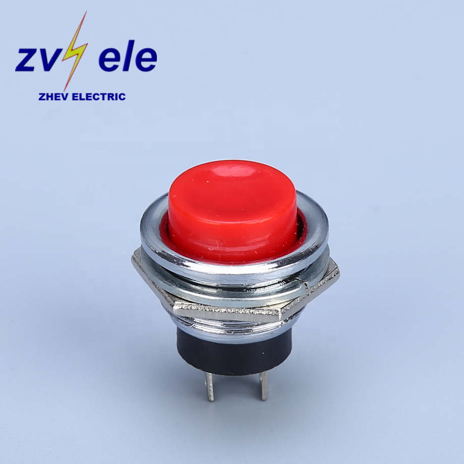 PBS 26B Push Momentary Round Button Switch With Normal Open DS-212 Red