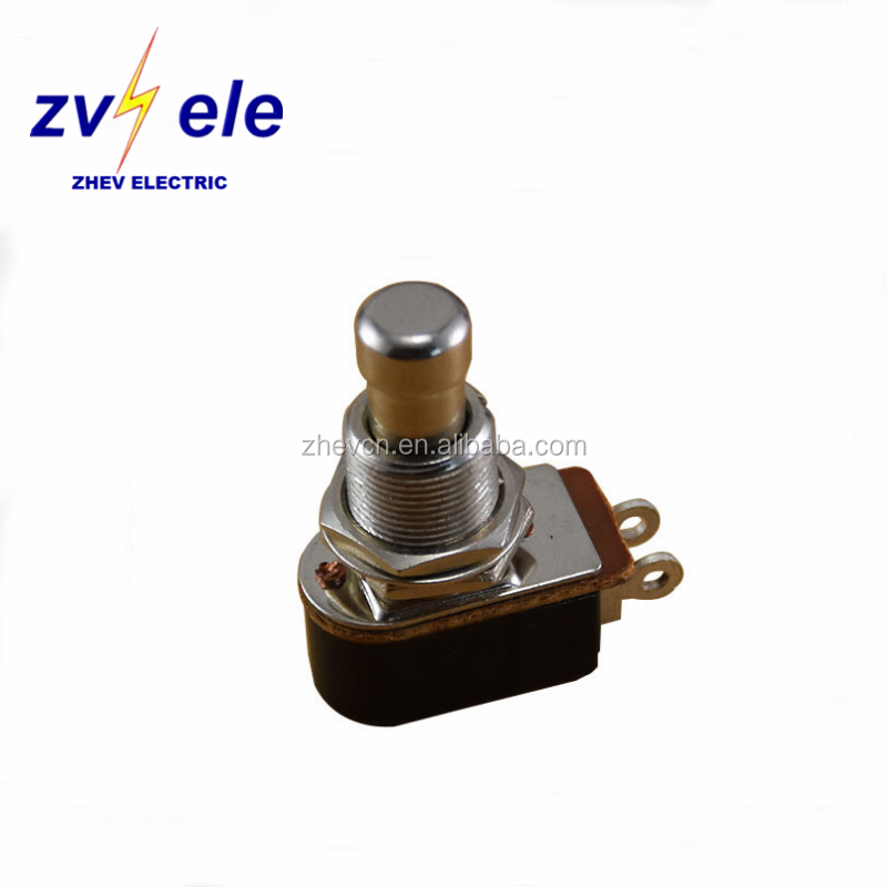 4A 125V PBS-24B Momentary Solder Lug Push Button Switch 2A 250V Foot Switches