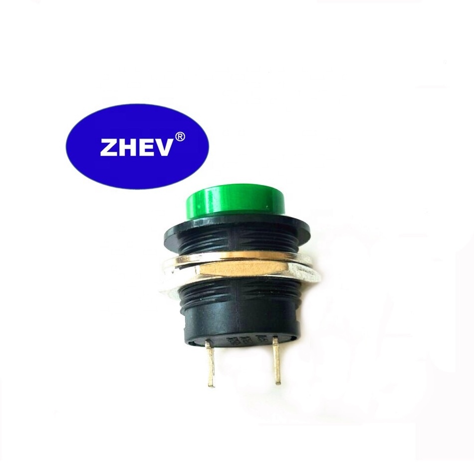 Normal Open R13-507-2 Green ZHEV Push Button Switch With M16 Reset PB-02