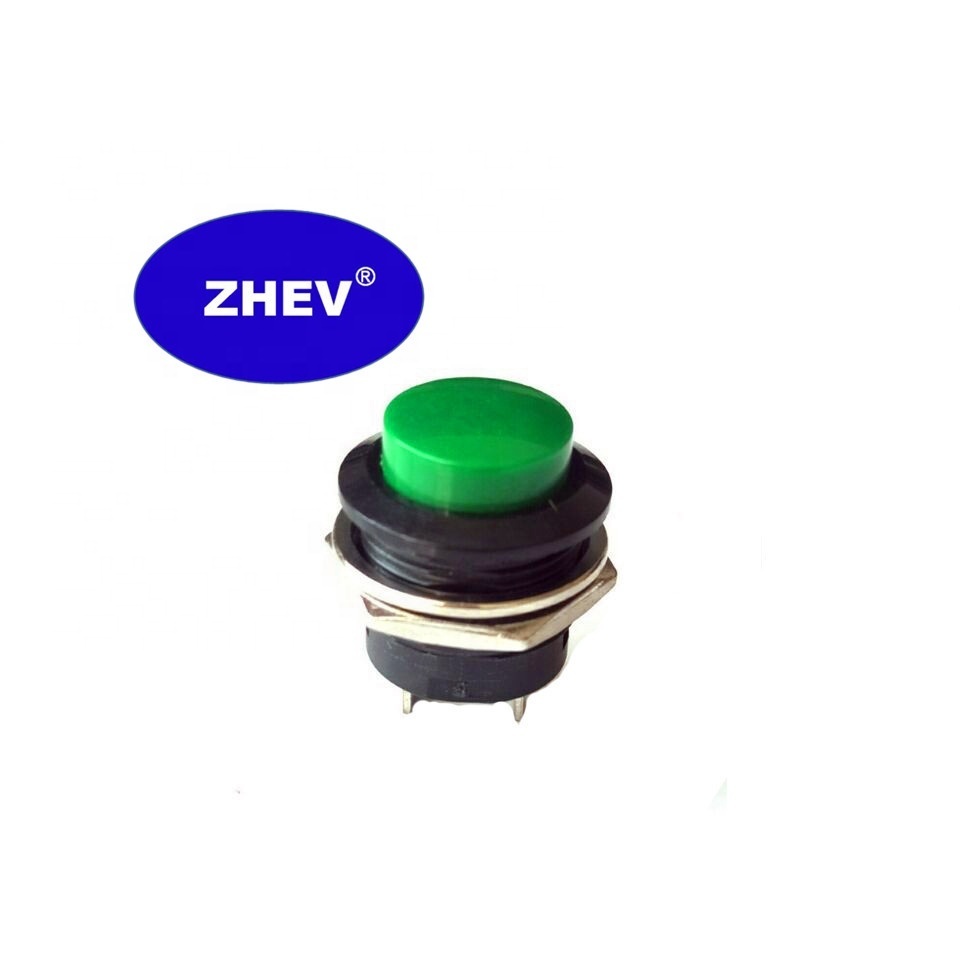 Normal Open R13-507-2 Green ZHEV Push Button Switch With M16 Reset PB-02