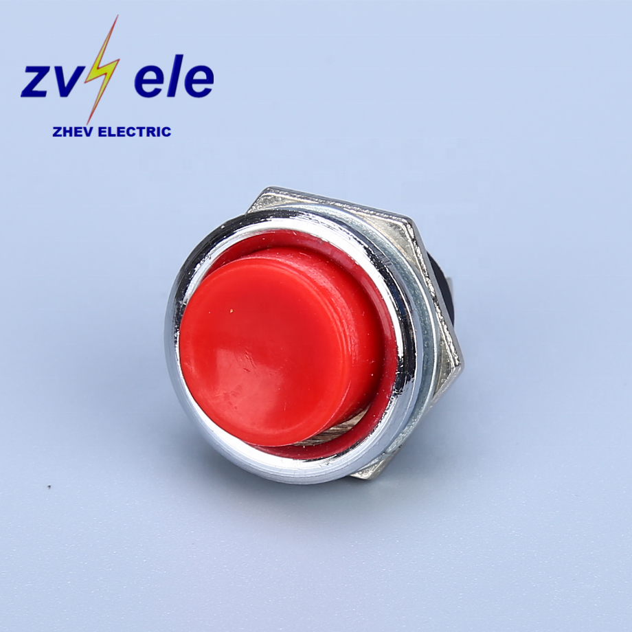 PBS 26B Push Momentary Round Button Switch With Normal Open DS-212 Red