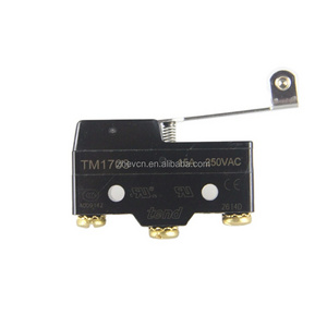 TM1703 Tend Limit Switch 3 Screw Pin Iron Lever Switching With Roller 15A 250VAC Micro