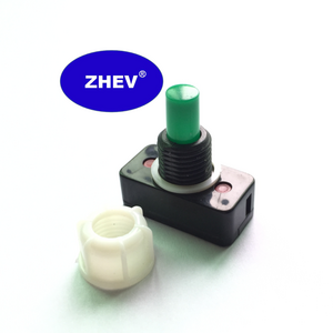 PBS-17A-2 Table Lamp Switch With Green Push Button Self-Lock