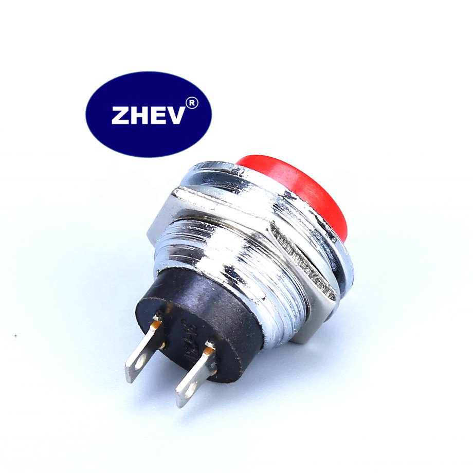 PBS 26B Push Momentary Round Button Switch With Normal Open DS-212 Red