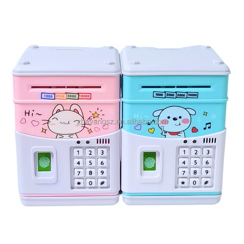 children's wholesale digital cat atm xxl piggy bank money saving box piggy bank for kids