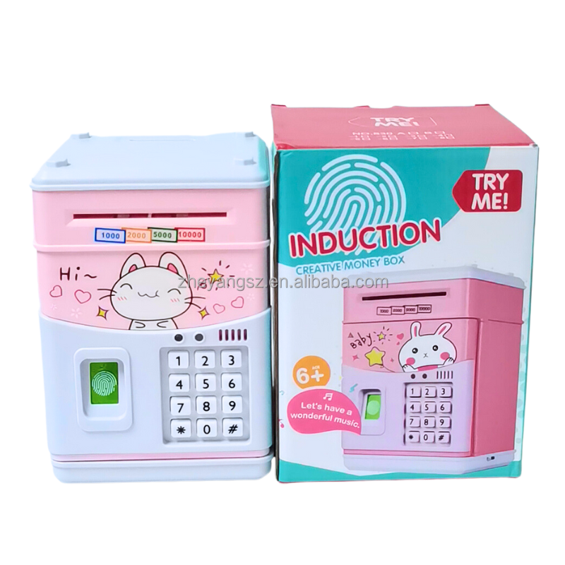 children's wholesale digital cat atm xxl piggy bank money saving box piggy bank for kids