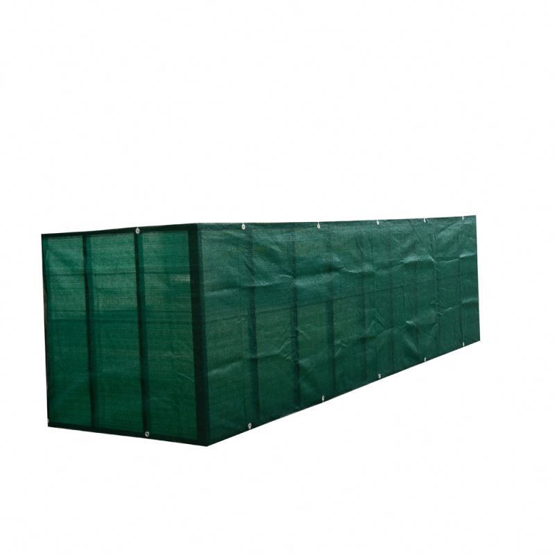 green  garden mesh wind protection screen / tennis court clear plastic windbreaks for privacy fence