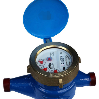 Water Meter Heavy Duty Brass Flow Measure Tap Cold Water Meter Home Garden Wet Table Measuring Tools Water Measurement 15mm