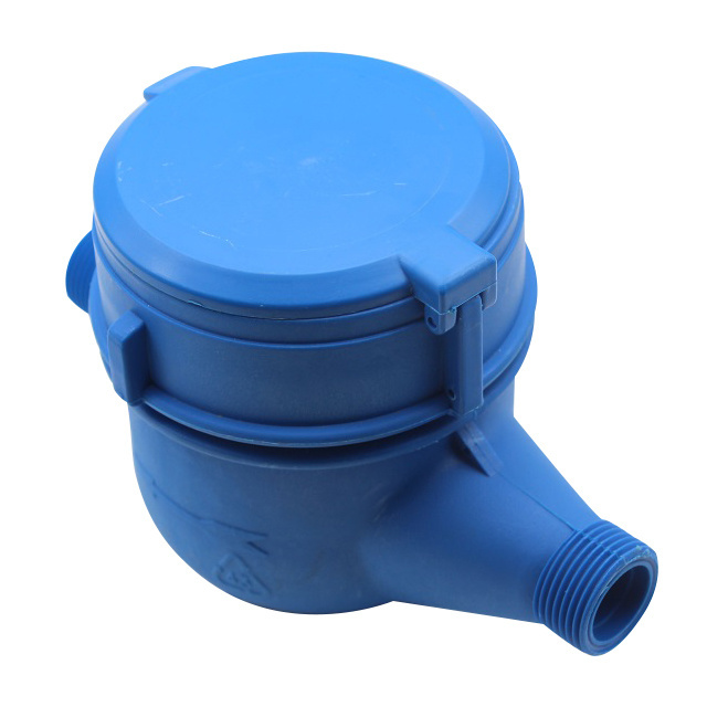 Multi Jet Dry Type Water Meter 15~25 Mm With External Adjust Plastic Body Class B Cheap Price Water Meter