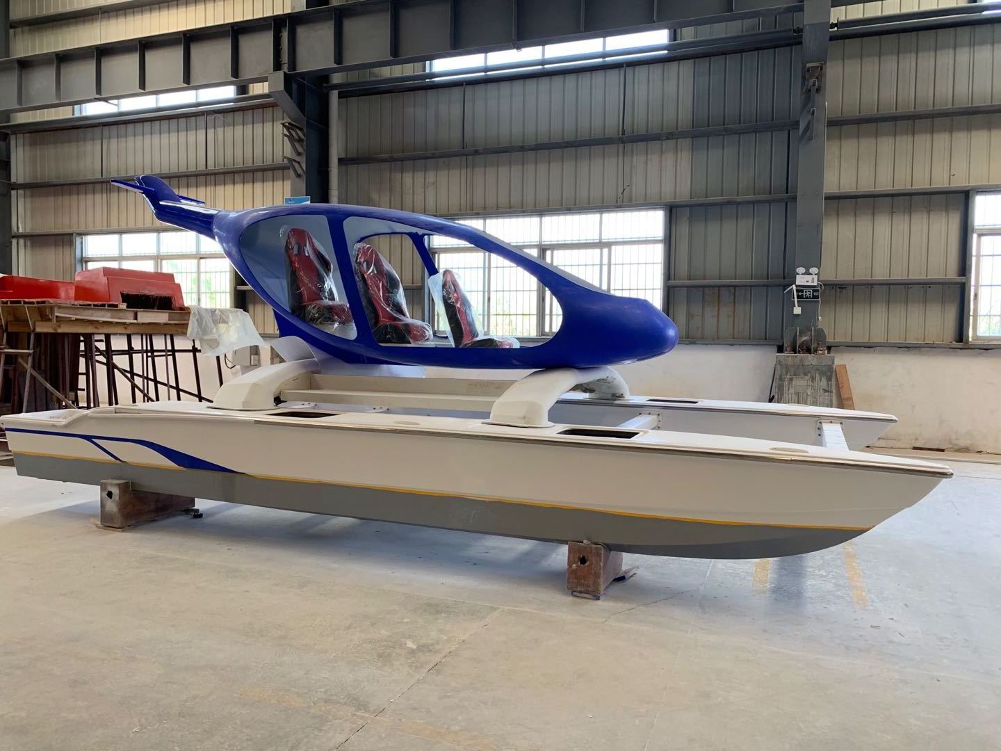 New 2023 7.2m  Water Helicopter yacht  Catamaran made  in China boat for  Sale