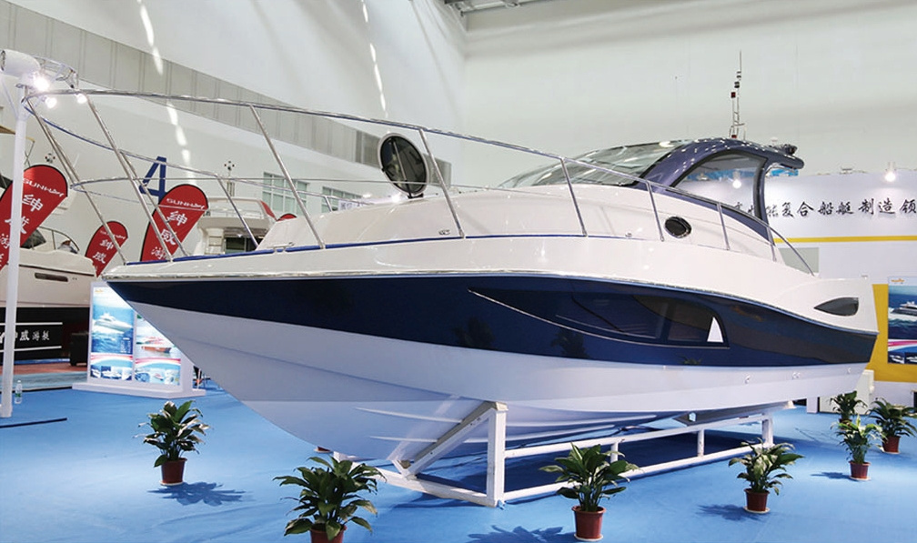 New 2023 30ft  (9.15m)  Leisure fishing vessel fiberglass  boat made in China boat for sale