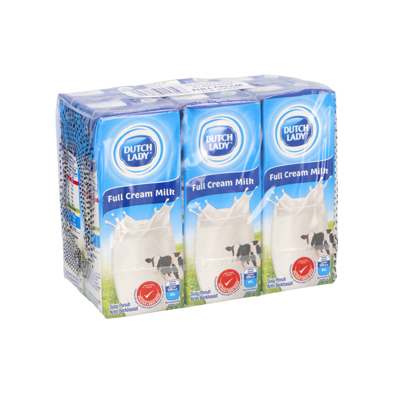 Highest Quality Dutch Lady UHT Full Cream Milk 200ml Packed with Nutrients Like Protein Perfect Drink for Everyone