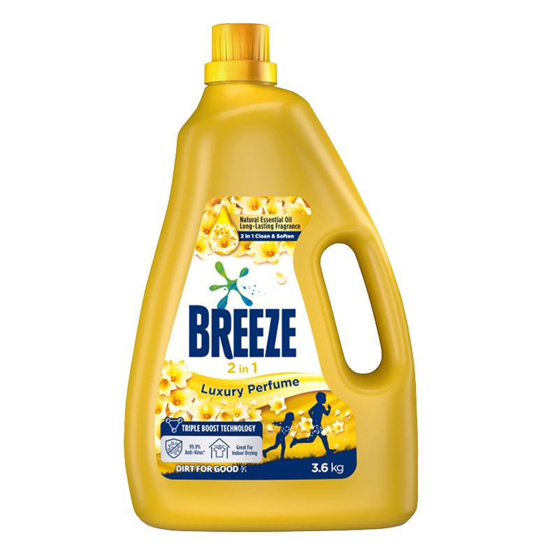 Premium Grade Breeze Liquid Luxury Perfume 3.6kg Deep Cleaning Clothes Feel and Smell Luxuriously Fresh