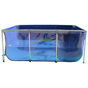 With bracket transparent canvas fish pond,canvas to create fish