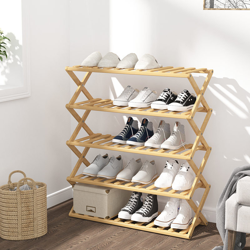 4 tier bamboo shoe rack - home storage 3 tier bamboo folding shoe rack entryway storage