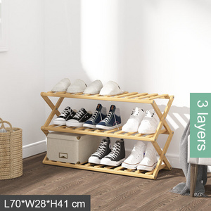 4 tier bamboo shoe rack - home storage 3 tier bamboo folding shoe rack entryway storage