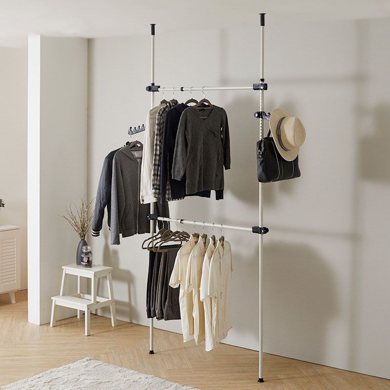 Korean cheap clothes storage standing clothe hanger standing hanger coat rack