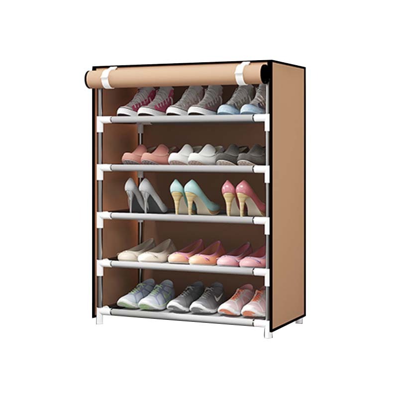 Collapsible shoe rack shoe racks for home shoe cabinet made of fabric