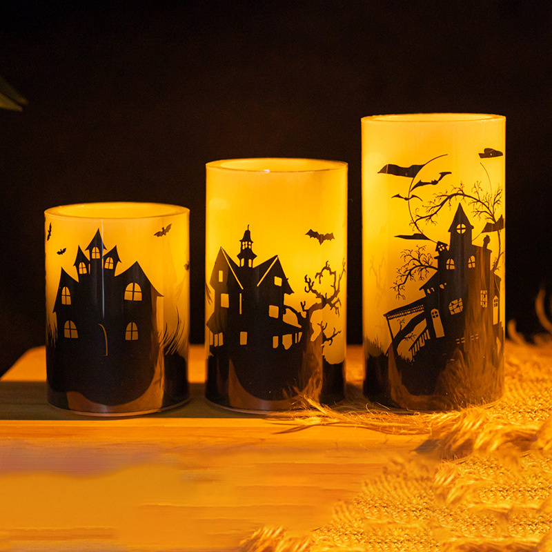 Halloween Specialization 3d real flame led floating candles led light candles led flameless candle