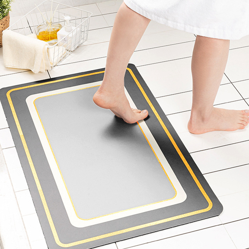 Classic Design Anti-Slip Diatom Shower Mat for Baby 23\