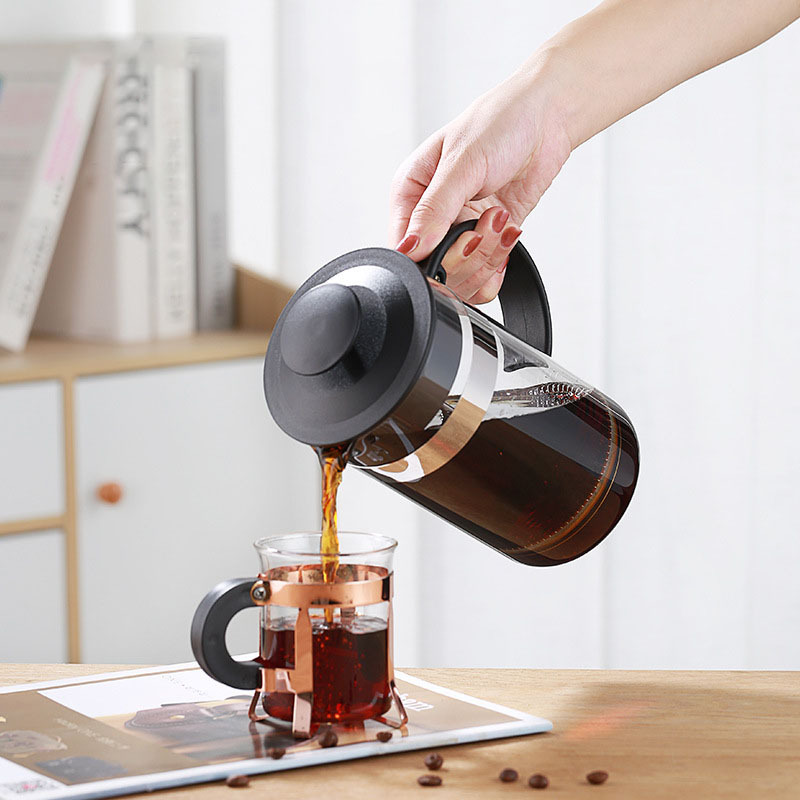 High Quality Portable French Coffee And Tea Press Maker French Press Coffee Maker Plunger