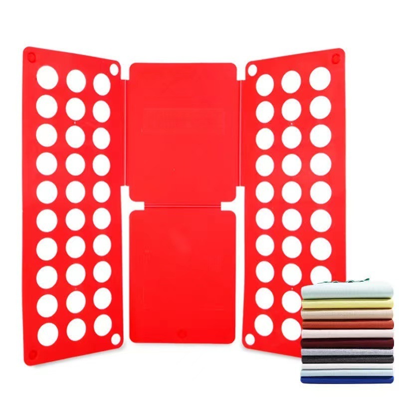 59*70cm folding lazy clothes board storage holders t-shirt home folding creative lazy folding board Adult overcoat board