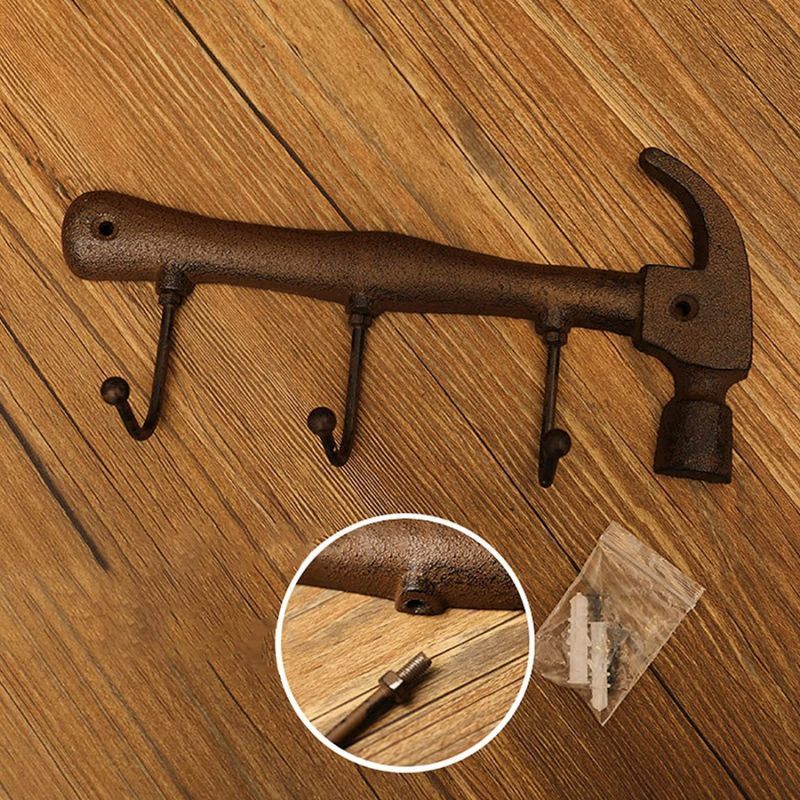 Multifunctional home decoration retro display rack hooks coat hook ornament hook