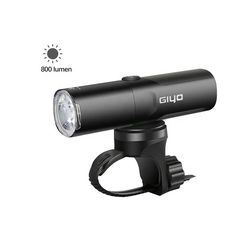 GIYO 800LM Ultralight Front Light Bicycle Led Flashlight 2000mAh USB Headlamp Waterproof Rechargeable Lamp GIYO Bicycle Light