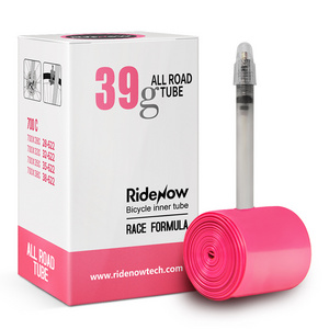 RideNow TPU Tube Road Bicycle Inner Tube 700C 28 / 32 / 35 / 38C Tire 45mm 65mm 85mm Presta Valve 39g Super Light Bicycle Tube