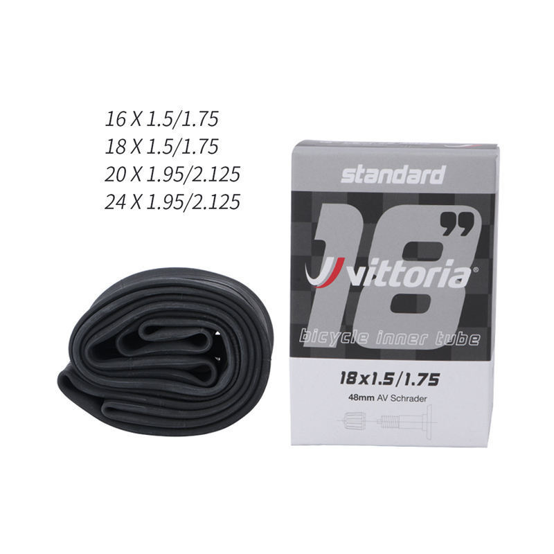 Vittoria Butyl Inner Tube 16/18/20/24 Inch Bicycle Tires for MTB Bicycle Folding Bicycle Butyle Rubber Inner Tube