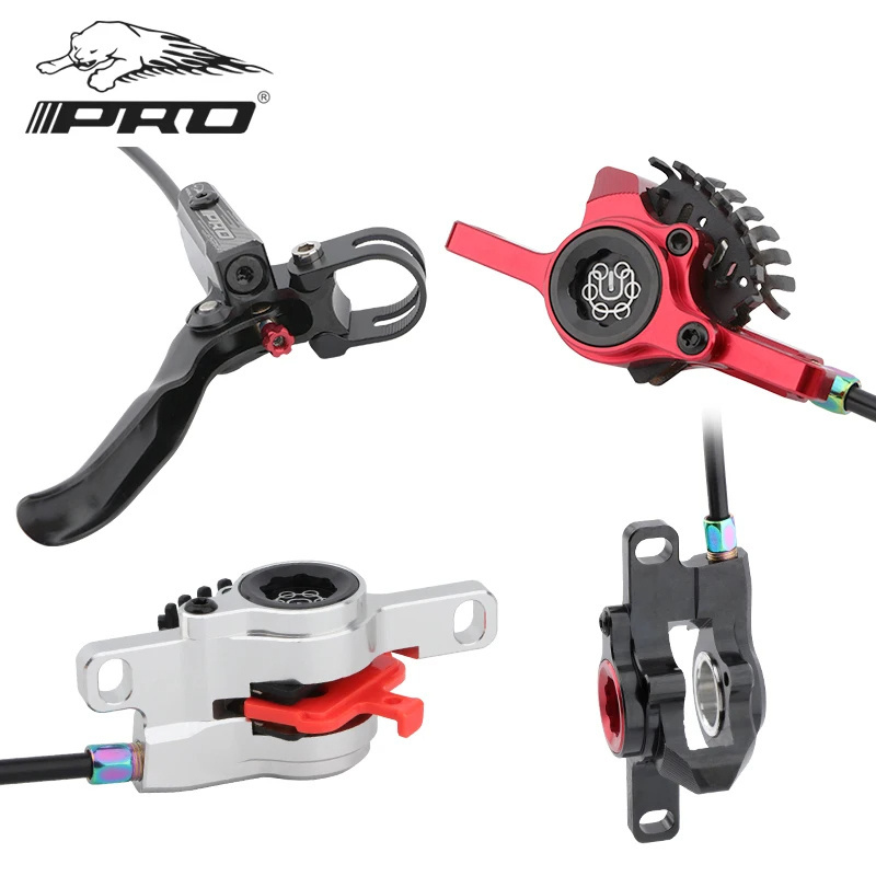 IIIPRO Mountain Bike Hydraulic Disc Brake XTR 2 Piston CNC Super Light MTB Bicycle Front Rear Disc Brake M6100 MT200 Bike Parts