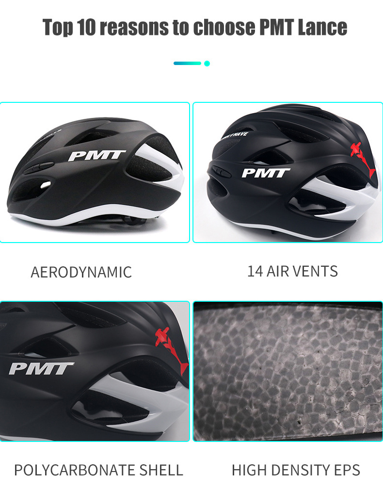 PMT Lance New Professional Cycling Breathable MTB Road Safely Cap Men Women bike motorcycle helmets