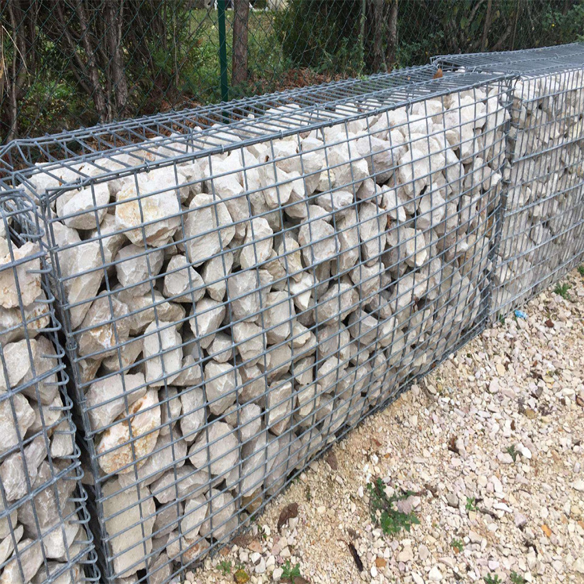 Hot Sale Hot dip galvanized 1x1x0.5m Gabion Welded Wire Mesh Box Stone Gabion Retaining Wall