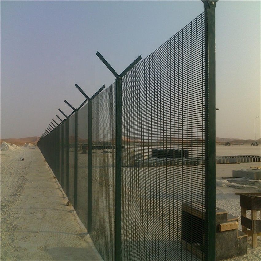 Secure-wall Anti Climb 358 Welded Mesh Security Fence with Y Post Customized