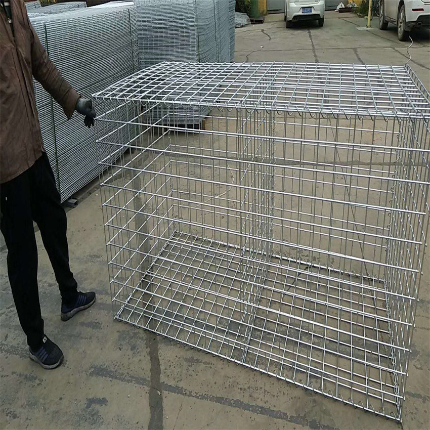 Hot Sale Hot dip galvanized 1x1x0.5m Gabion Welded Wire Mesh Box Stone Gabion Retaining Wall