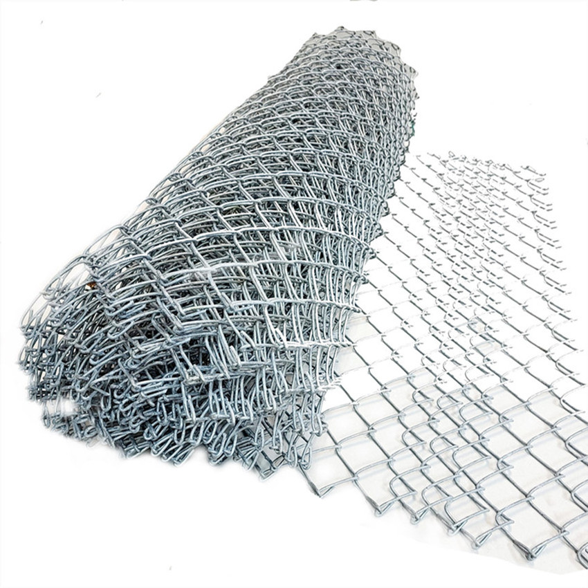 Wholesale american market Galvanized Cyclone Wire Mesh  Chain Link Wire Mesh Fence roll