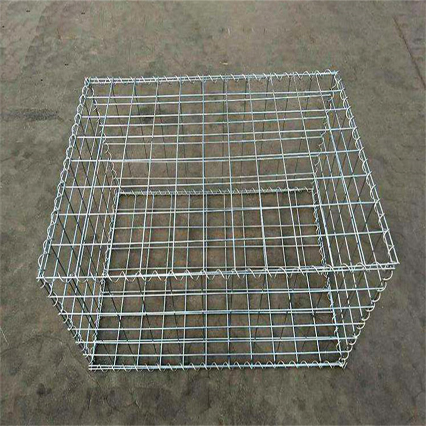 Hot Sale Hot dip galvanized 1x1x0.5m Gabion Welded Wire Mesh Box Stone Gabion Retaining Wall